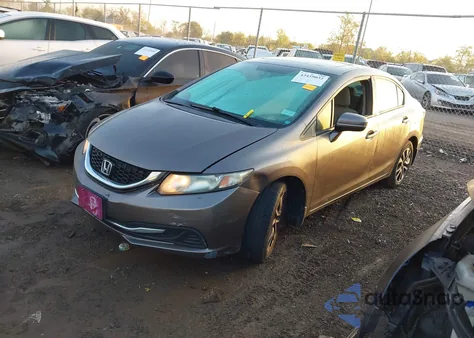 2014 Honda Civic Ex z USA, uszkodzony, nr VIN 19XFB2F88EE052049